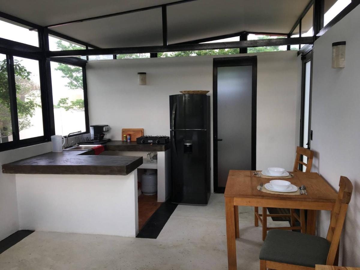 הוילה Cuatunalco Bungalow Doble Con Vista Parcial Al Mar, Cocina Completa מראה חיצוני תמונה